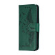 For iPhone SE 2022 / SE 2020 / 8 / 7 Feather Pattern Litchi Texture Horizontal Flip Leather Case with Wallet & Holder & Card Slots(Green)