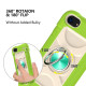 Shockproof Silicone + PC Protective Case with Dual-Ring Holder For iPhone 6/6s/7/8/SE 2022 / SE 2020(Guava)