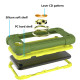 Shockproof Silicone + PC Protective Case with Dual-Ring Holder For iPhone 6/6s/7/8/SE 2022 / SE 2020(Avocado)