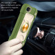 Shockproof Silicone + PC Protective Case with Dual-Ring Holder For iPhone 6/6s/7/8/SE 2022 / SE 2020(Avocado)