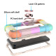 Shockproof Silicone + PC Protective Case with Dual-Ring Holder For iPhone 6/6s/7/8/SE 2022 / SE 2020(Colorful Rose Gold)