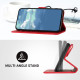 For iPhone 7 / 8 / SE 2020 / SE 2022 Line Pattern Skin Feel Leather Phone Case(Red)