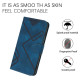 For iPhone 7 / 8 / SE 2020 / SE 2022 Line Pattern Skin Feel Leather Phone Case(Royal Blue)