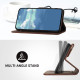 For iPhone 7 / 8 / SE 2020 / SE 2022 Line Pattern Skin Feel Leather Phone Case(Coffee)