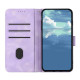 For iPhone 7 / 8 / SE 2020 / SE 2022 Line Pattern Skin Feel Leather Phone Case(Light Purple)