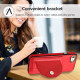 For iPhone SE 2022/SE 2020/6/7/8 Shockproof Leather Phone Case with Card Holder(Red)