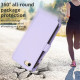 For iPhone SE 2022/SE 2020 / 8 / 7 9 Card Slots Zipper Wallet Leather Flip Phone Case(Light Purple)