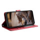 For iPhone 7 / 8 / SE 2020 / SE 2022 Cat Embossing Pattern Leather Phone Case with Lanyard(Red)