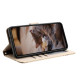 For iPhone 7 / 8 / SE 2020 / SE 2022 Cat Embossing Pattern Leather Phone Case with Lanyard(Beige)