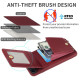 For iPhone SE 2022/ 7 / 8 Crossbody Lanyard Zipper Wallet Leather Phone Case(Wine Red)