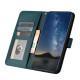 For iPhone 6 / 7 / 8 / SE 2020 Datura Flower Embossed Flip Leather Phone Case(Dark Green)