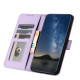 For iPhone 6 / 7 / 8 / SE 2020 Datura Flower Embossed Flip Leather Phone Case(Purple)