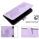 For iPhone 6 / 7 / 8 / SE 2020 Datura Flower Embossed Flip Leather Phone Case(Purple)