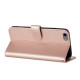 For iPhone 6 / 7 / 8 / SE 2020 Datura Flower Embossed Flip Leather Phone Case(Rose Gold)
