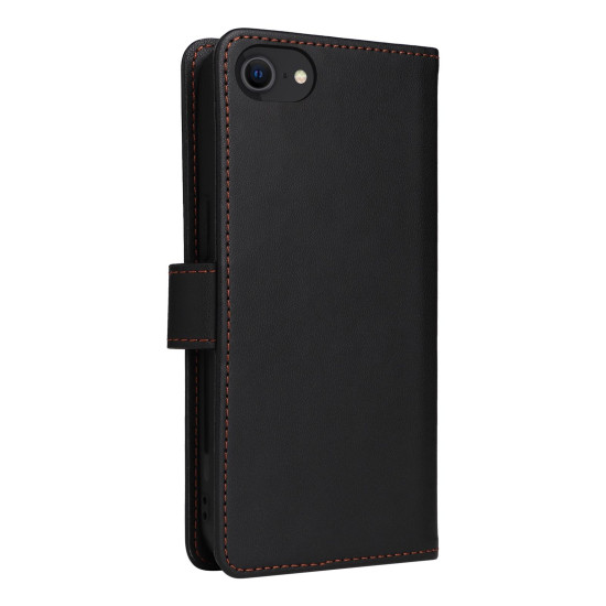 For iPhone 6 / 7 / 8 BETOPNICE BN-005 2 in 1 Detachable Imitate Genuine Leather Phone Case(Black)