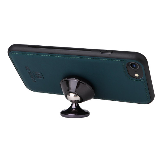 For iPhone 6 / 7 / 8 BETOPNICE BN-005 2 in 1 Detachable Imitate Genuine Leather Phone Case(Blue)