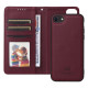 For iPhone 6 / 7 / 8 BETOPNICE BN-005 2 in 1 Detachable Imitate Genuine Leather Phone Case(Wine Red)