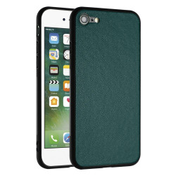 For iPhone SE 2022/SE 2020/6/7/8 R20 Leather Pattern Phone Single Case(Green)