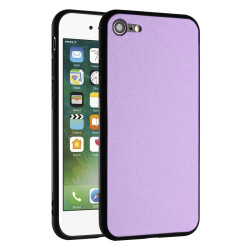 For iPhone SE 2022/SE 2020/6/7/8 R20 Leather Pattern Phone Single Case(Purple)