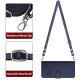 For iPhone SE 2022/SE 2020/6/7/8 Cat Rat Embossed Pattern RFID Leather Phone Case with Lanyard(Blue)