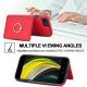 For iPhone SE 2022/SE 2020/6/7/8 RFID Anti-theft Card Ring Holder Phone Case(Red)