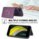 For iPhone SE 2022/SE 2020/6/7/8 RFID Anti-theft Card Ring Holder Phone Case(Dark Purple)