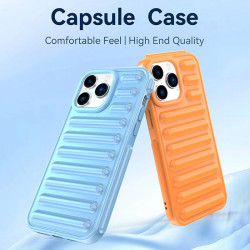 For iPhone SE 2022 Capsule Series Candy Color TPU Phone Case(Orange)