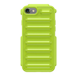 For iPhone SE 2022 Capsule Series Candy Color TPU Phone Case(Green)