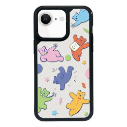 For iPhone 7 / 8 / SE 2020 2022 Exclusive Design Style PC Full Coverage Pattern Phone Case(Candy Bear A)