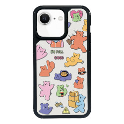 For iPhone 7 / 8 / SE 2020 2022 Exclusive Design Style PC Full Coverage Pattern Phone Case(Candy Bear B)