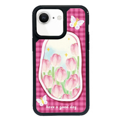 For iPhone 7 / 8 / SE 2020 2022 Exclusive Design Style PC Full Coverage Pattern Phone Case(Tulip)