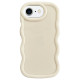 For iPhone 7 / 8 / SE 2020 2022 Big Wave Puff Shape TPU Phone Case(Beige)