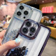 For iPhone 7 / 8 / SE 2020 2022 Electroplated Carp Leaping Dragon Gate Pattern TPU Phone Case(Red)