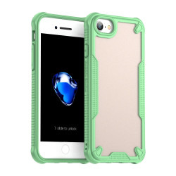 For iPhone SE 2022 Armor Glaze PC Hybrid TPU Phone Case(Green)