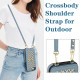 For iPhone 7 / 8 / SE 2020 2022 Double Bckle Card Slot Full Coverage Phone Case with Cross-body Strap(Blue)