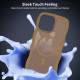 For iPhone 12 Pro Skin Feel Wave Texture MagSafe Phone Case(Brown)