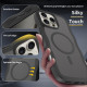 For iPhone 12 Pro Skin Feel Wave Texture MagSafe Phone Case(Black)
