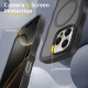 For iPhone 12 Pro Skin Feel Wave Texture MagSafe Phone Case(Black)