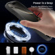 For iPhone 12 Pro Skin Feel Wave Texture MagSafe Phone Case(Black)