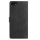 For iPhone 6 / 7 / 8 / SE Secret Garden Butterfly Pattern Leather Phone Case(Black)