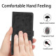 For iPhone 6 / 7 / 8 / SE Secret Garden Butterfly Pattern Leather Phone Case(Black)