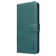 For iPhone 6 / 7 / 8 Solid Color Calfskin Texture RFID Vegan Leather Phone Case(Green)