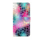 For iPhone 6 / 7 Crystal-Like Painted Vegan Leather Phone Case(Maple Leaf)