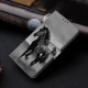 For iPhone 6 / 7 Crystal-Like Painted Vegan Leather Phone Case(Dark Horse)