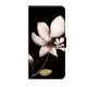 For iPhone 6 / 7 Crystal-Like Painted Vegan Leather Phone Case(Datura Flower)