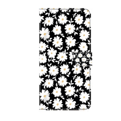 For iPhone 6 / 7 Crystal-Like Painted Vegan Leather Phone Case(Small Floral Print)