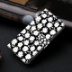 For iPhone 6 / 7 Crystal-Like Painted Vegan Leather Phone Case(Small Floral Print)