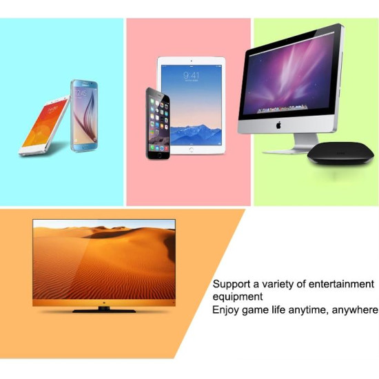 MOCUTE 050 Bluetooth Gaming Controller Grip Game Pad  For iPhone  Galaxy  Huawei  Xiaomi  HTC and Other Smartphones