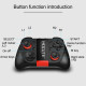 MOCUTE 050 Bluetooth Gaming Controller Grip Game Pad  For iPhone  Galaxy  Huawei  Xiaomi  HTC and Other Smartphones