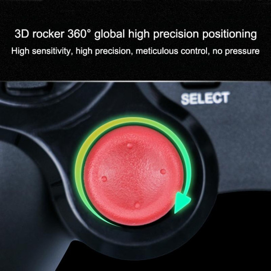 C8 Bluetooth Gaming Controller Grip Game Pad  For Android / iOS  / PC / PS3